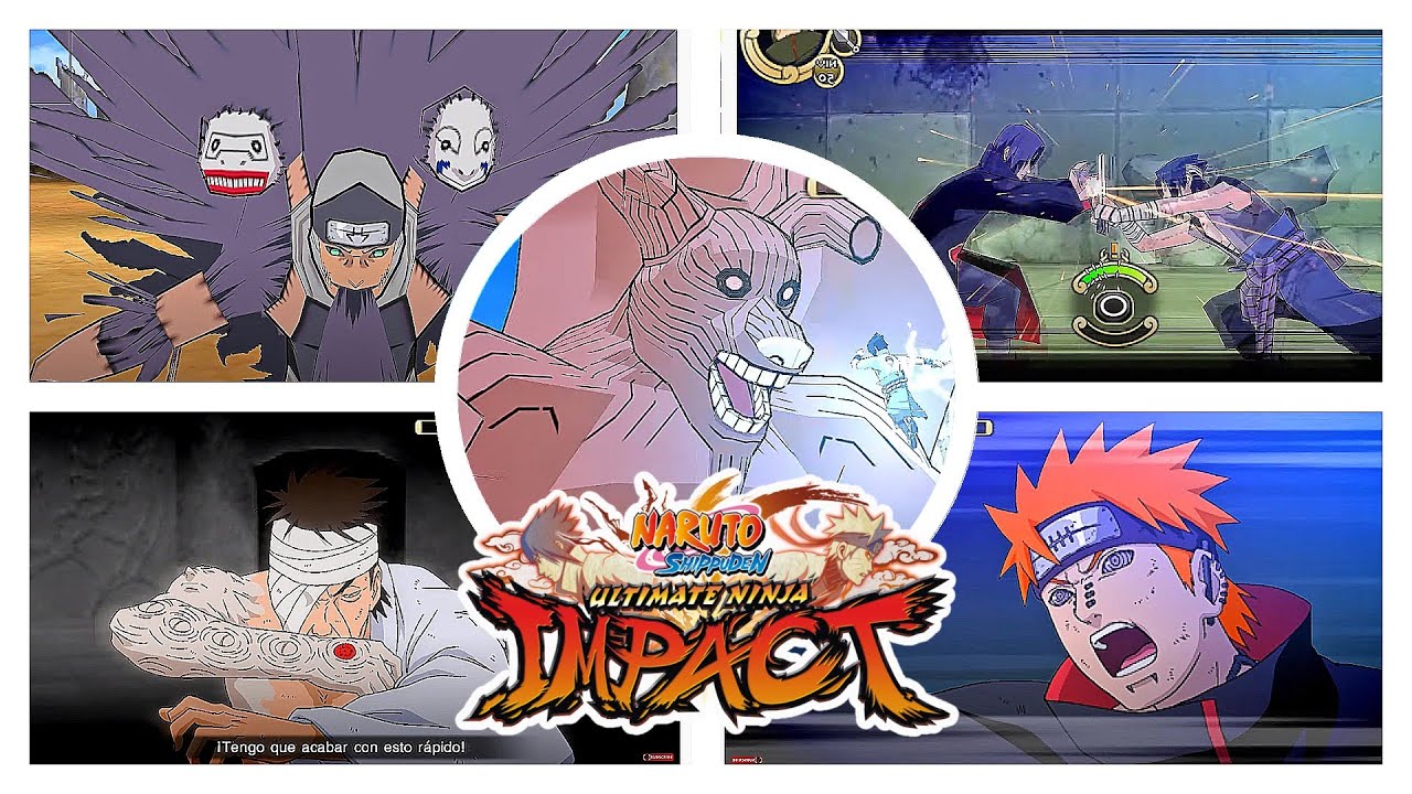 Naruto Shippuden Ultimate Ninja Impact | All Boss Fights - Todos los Jefes