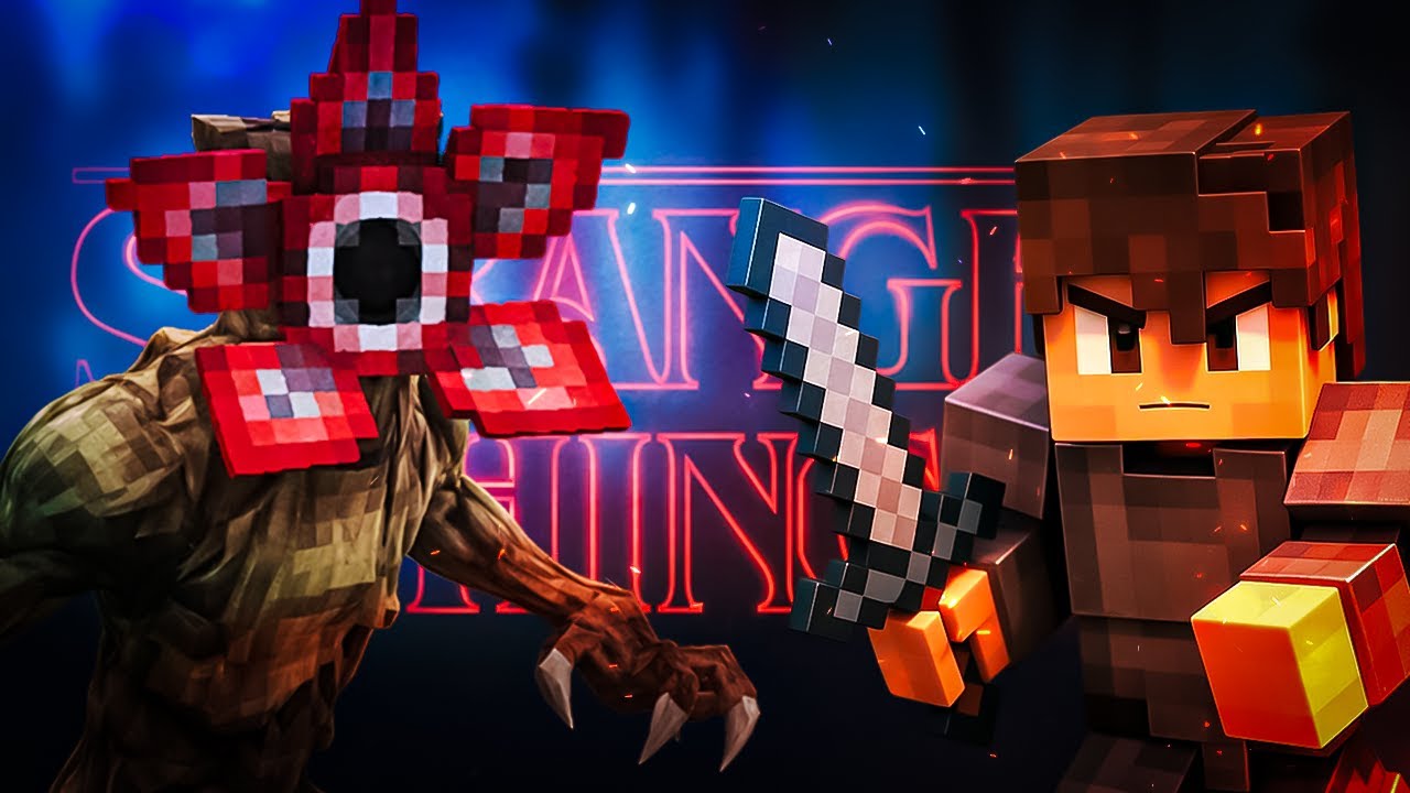 BLOQUER DANS L'UPSIDE DOWN SUR MINECRAFT !