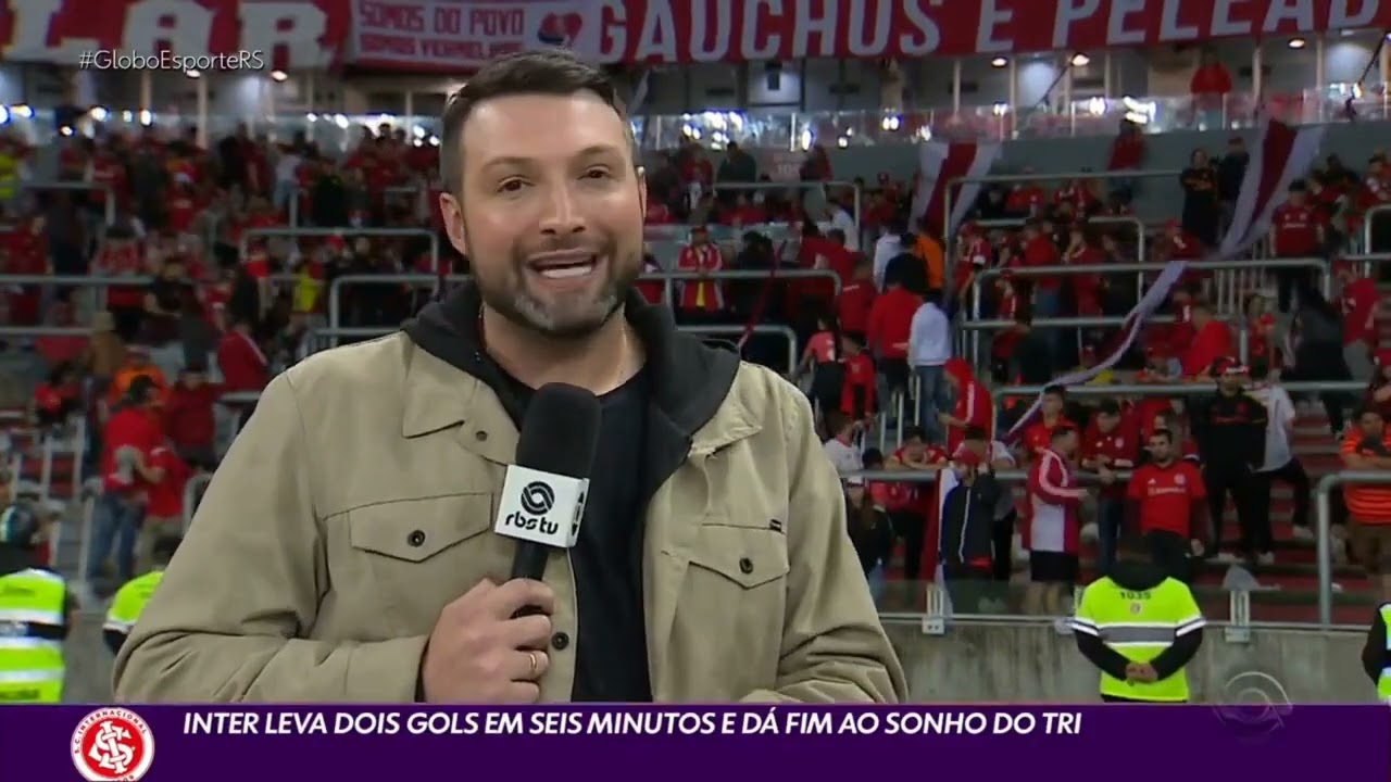 Globo Esporte RS - Inter perde para o Fluminense de virada no Beira-Rio e dá adeus a Libertadores