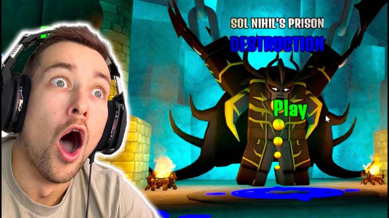 Trying To Beat Sol's Prison on Horror Mode (The House TD on ROBLOX)