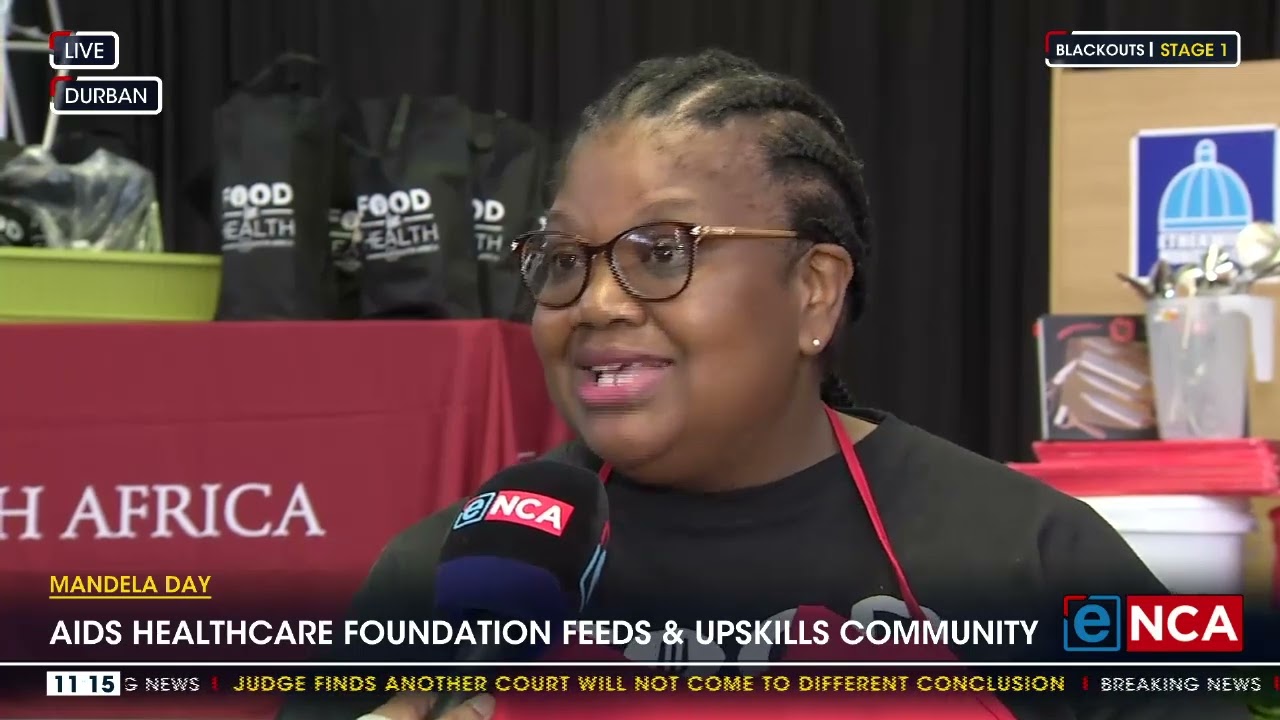 AIDS Healthcare Foundation in KwaMashu on Mandela Day