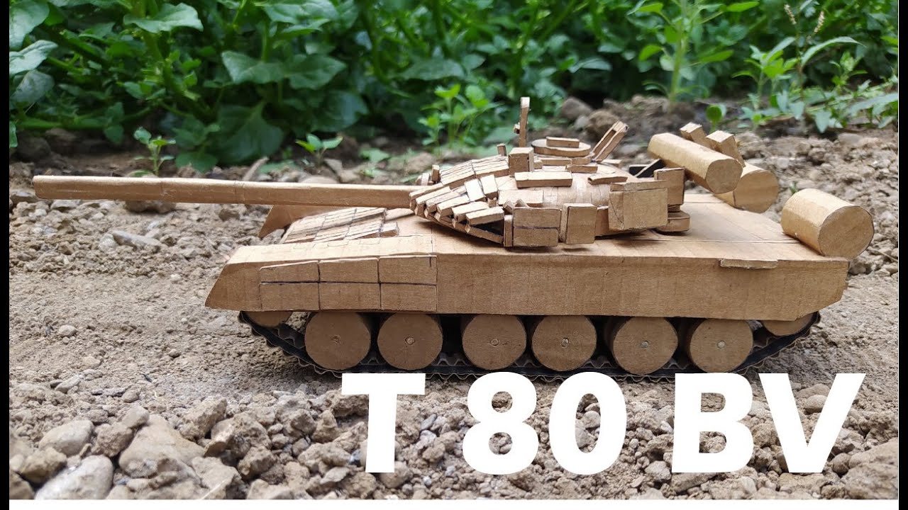 Como hacer un Tanque de Cartón - T 80 BV