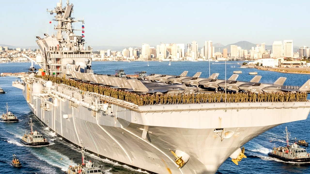 Tensions Rise! USS Tripoli Departs to Conduct Rapid Response Operations