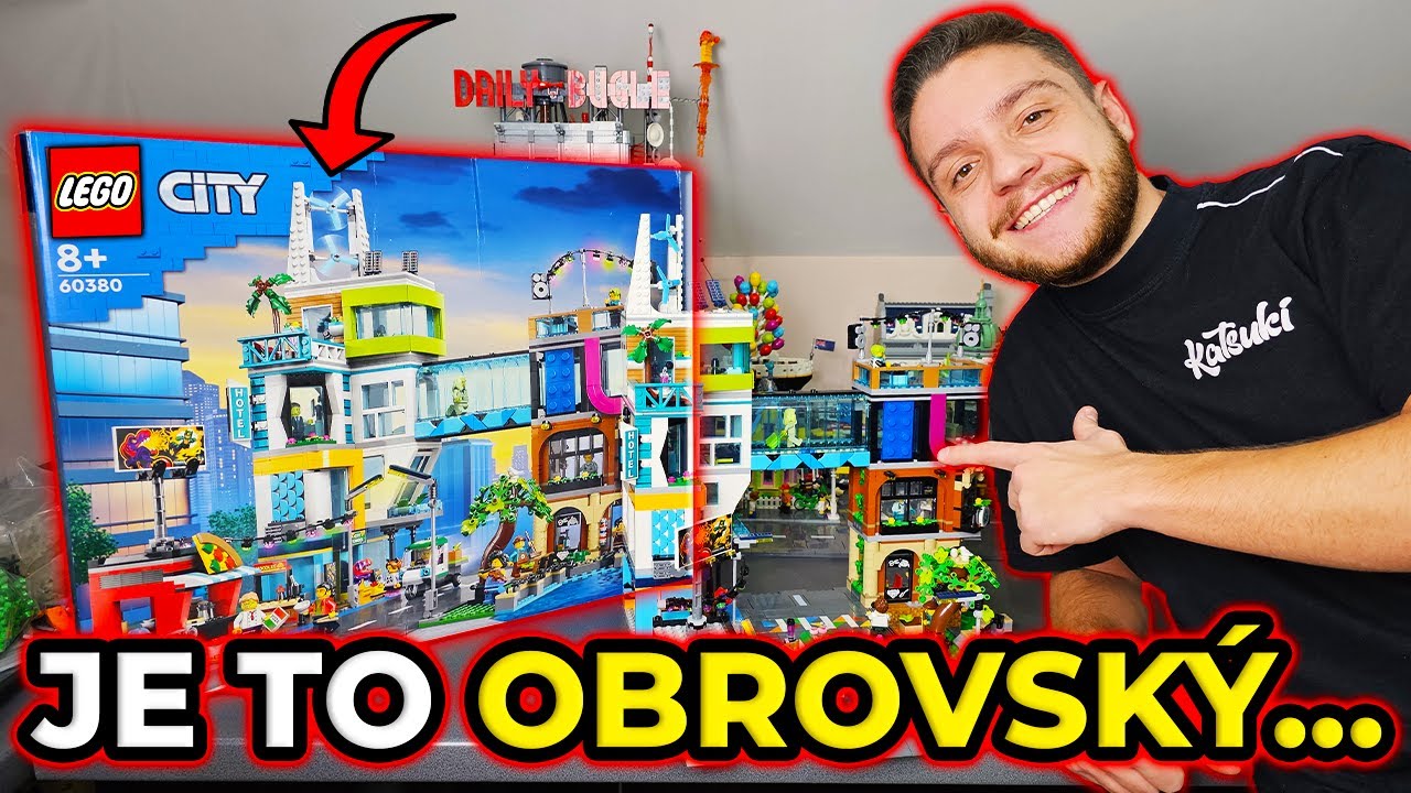 LEGO VLOG #94 - KOUPIL JSEM NEJVĚTŠÍ LEGO CITY SET NA SVĚTĚ...
