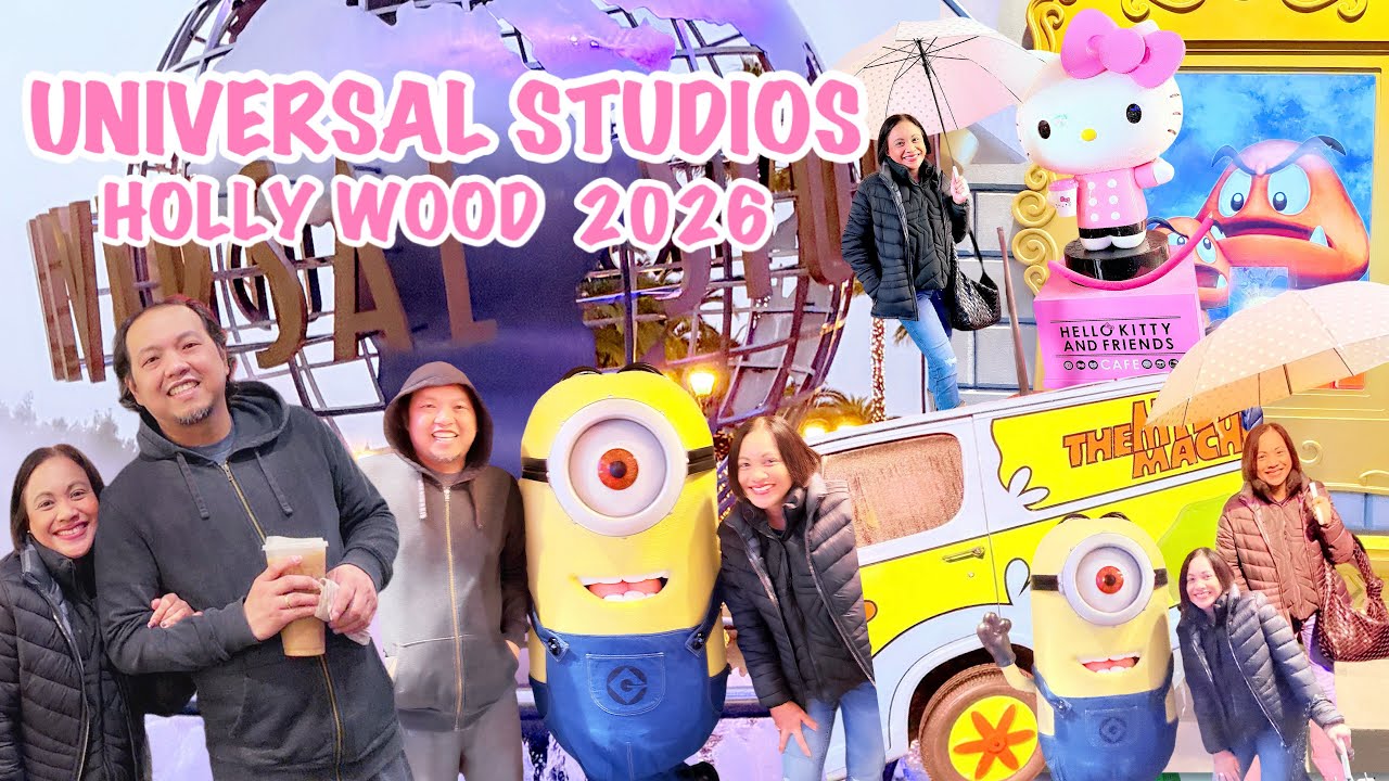 Living in America🇺🇸/UNIVERSAL STUDIOS LOS ANGELES CALIFORNIA First Pasyal 2026 😘🩷😚