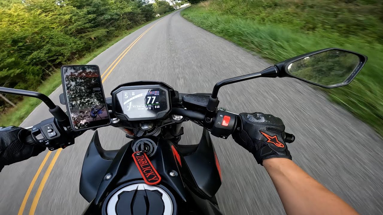 Taking the Kawasaki Z650 for a ride
