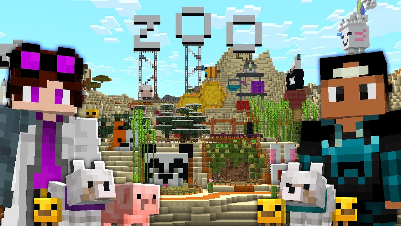 CS5: TOUR PELO MELHOR ZOOLÓGICO DO MINECRAFT (novos mobs bebê)