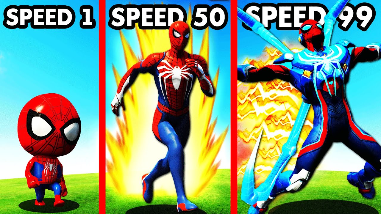 Upgrading SPIDERMAN Into FASTEST EVER In GTA 5