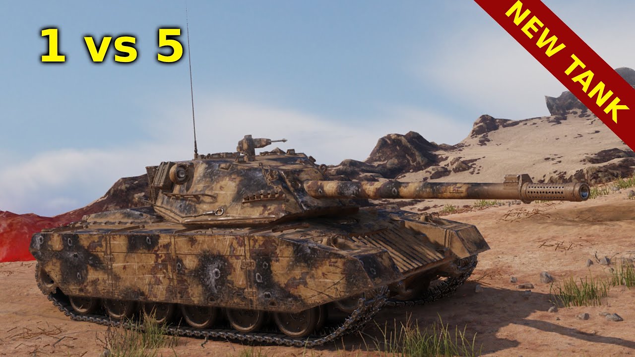 XM69 Hacker - New Tier 11 American Medium Tank 1 vs 5 - World of Tanks