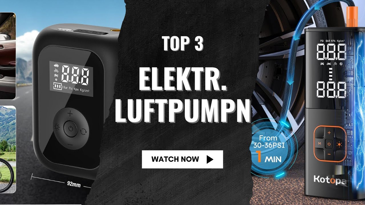 Finde die BESTE elektrische Luftpumpe für dein Fahrrad