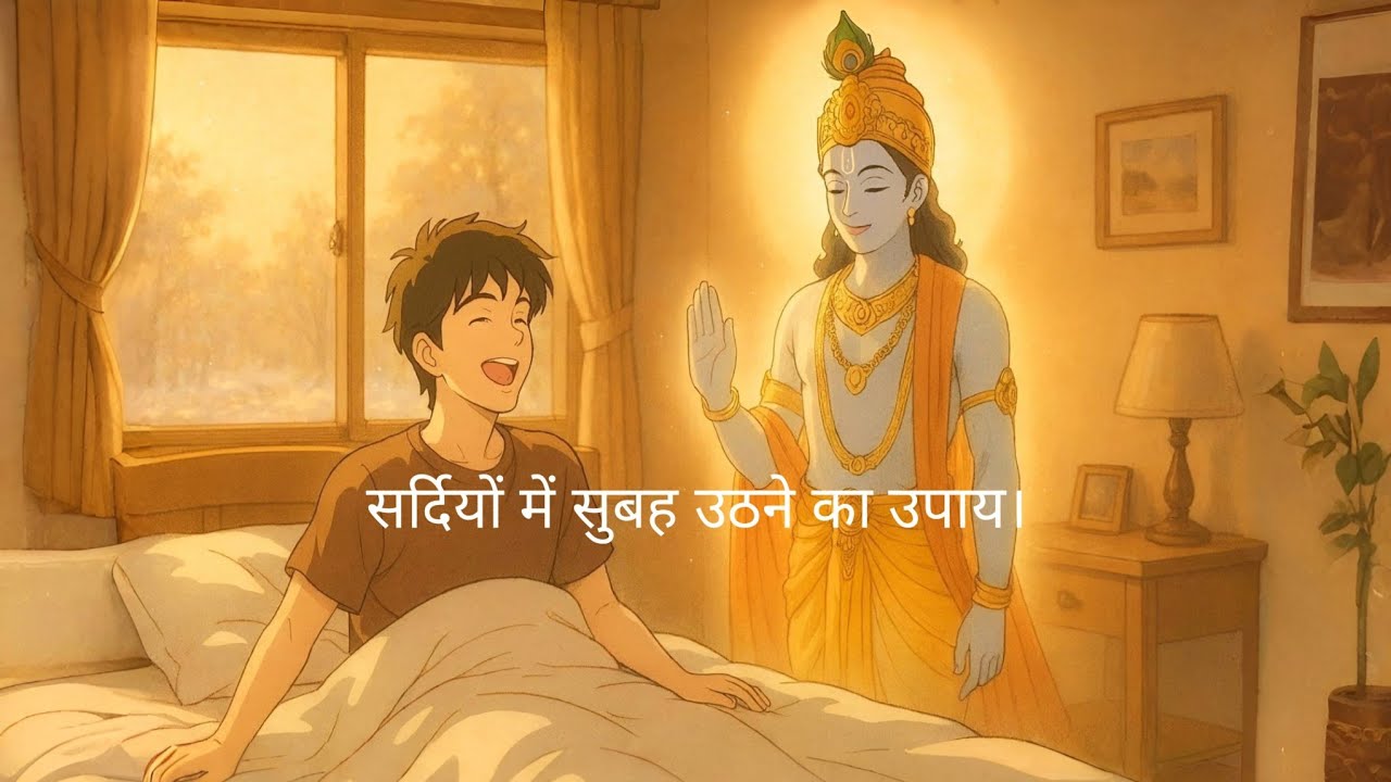 Winter me Subah Jaldi Uthne Ka Secret | Shree Krishna Ka 4 Step Success Formula for Students