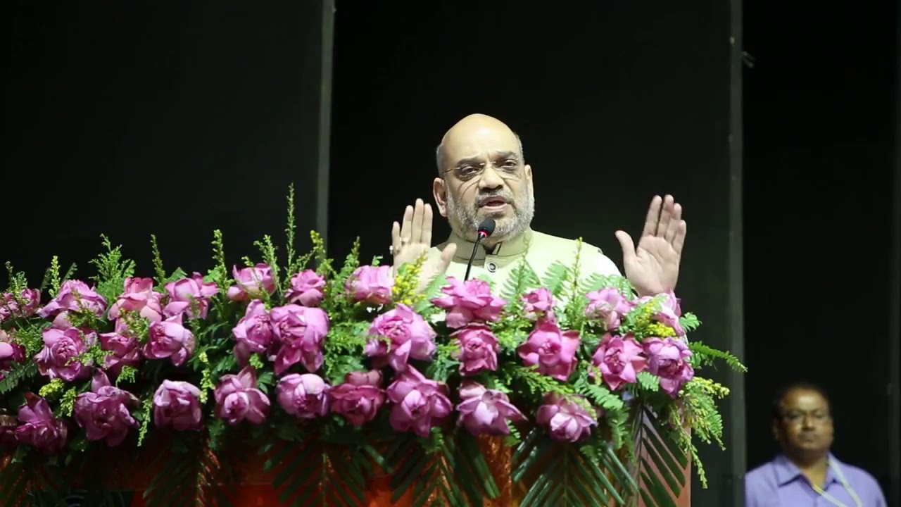 Shri Amit Shah addresses BJP Social Media Volunteers meet in Howrah, West Bengal 27 June 2018