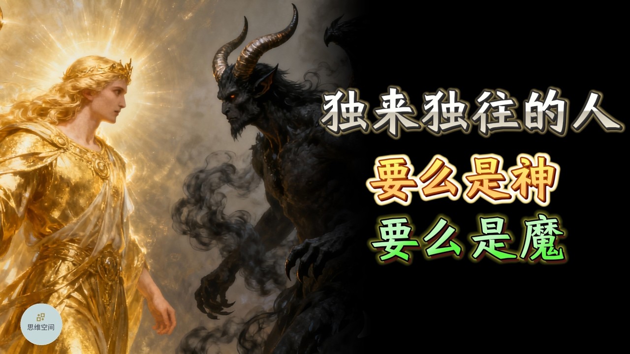 独来独往的人，要么是神，要么是魔 |  思维空间 0505 |  2025