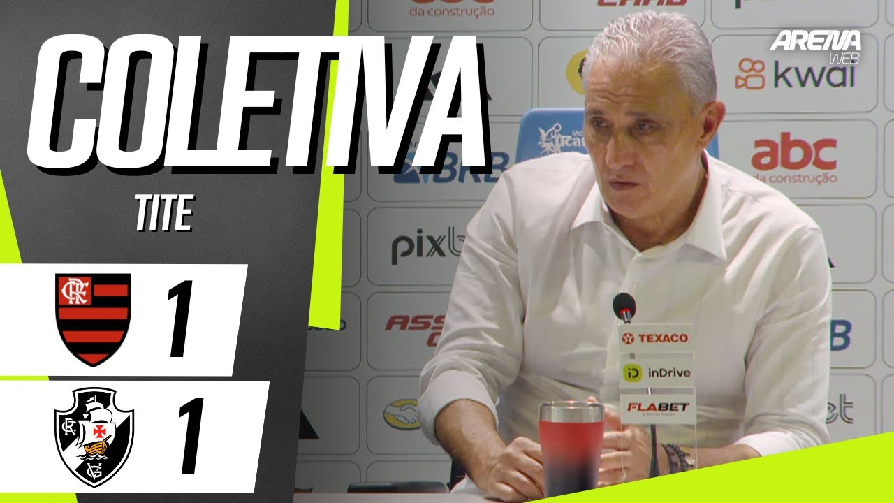 COLETIVA TITE | AO VIVO | Flamengo x Vasco - Brasileir&atilde;o 2024