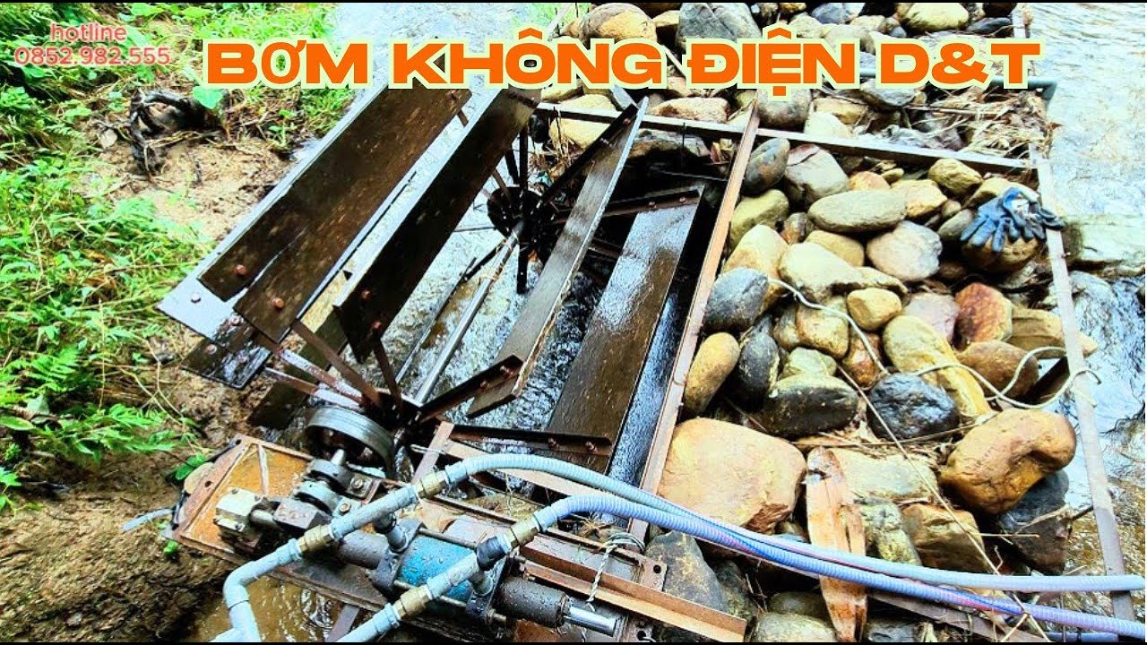 Chi tiết cách lắp đặt và vận hành Bơm Không Điện D&T #bomkhongdiend&t #maybom