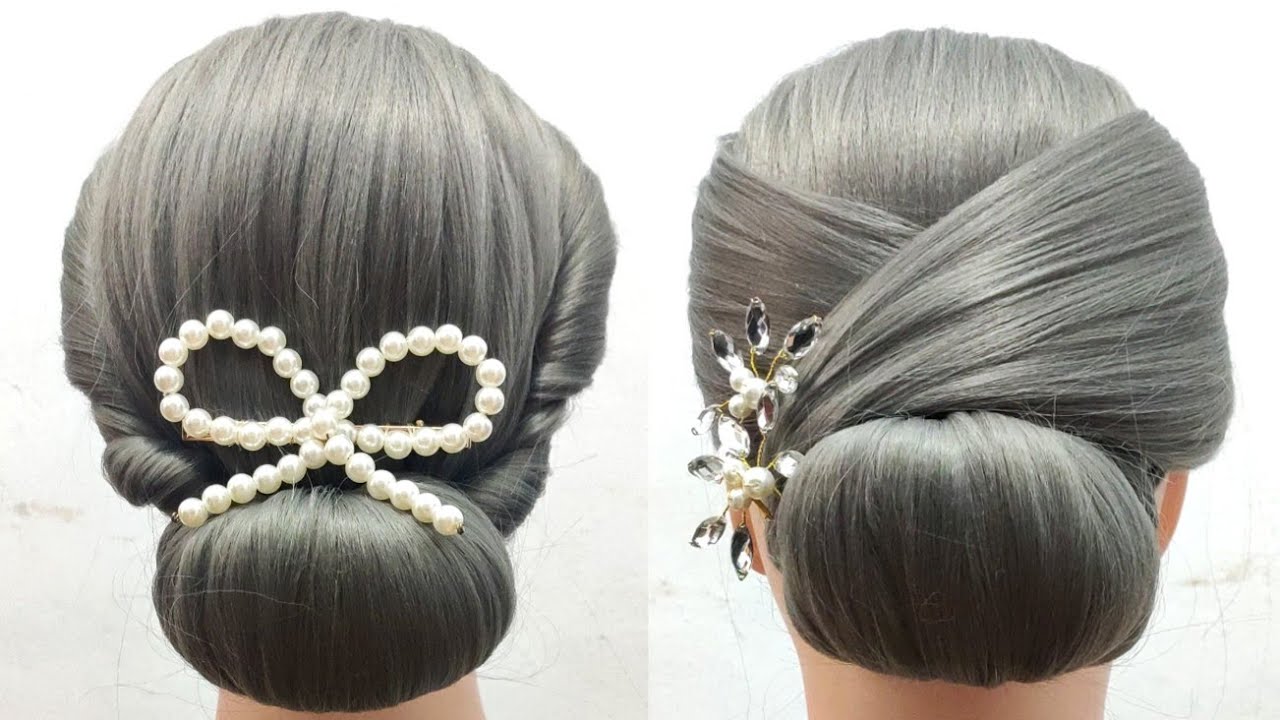 2 Tutorial Sanggul yang Simple & Cantik untuk Rambut Pendek-Medium I Easy Low Bun Hairstyles