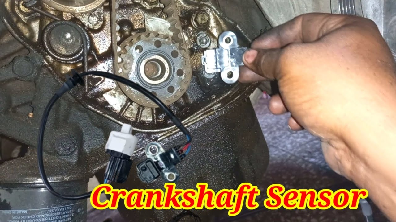 how crankshaft sensor damage | Mitsubishi crankshaft sensor replacement  | Easy car solution