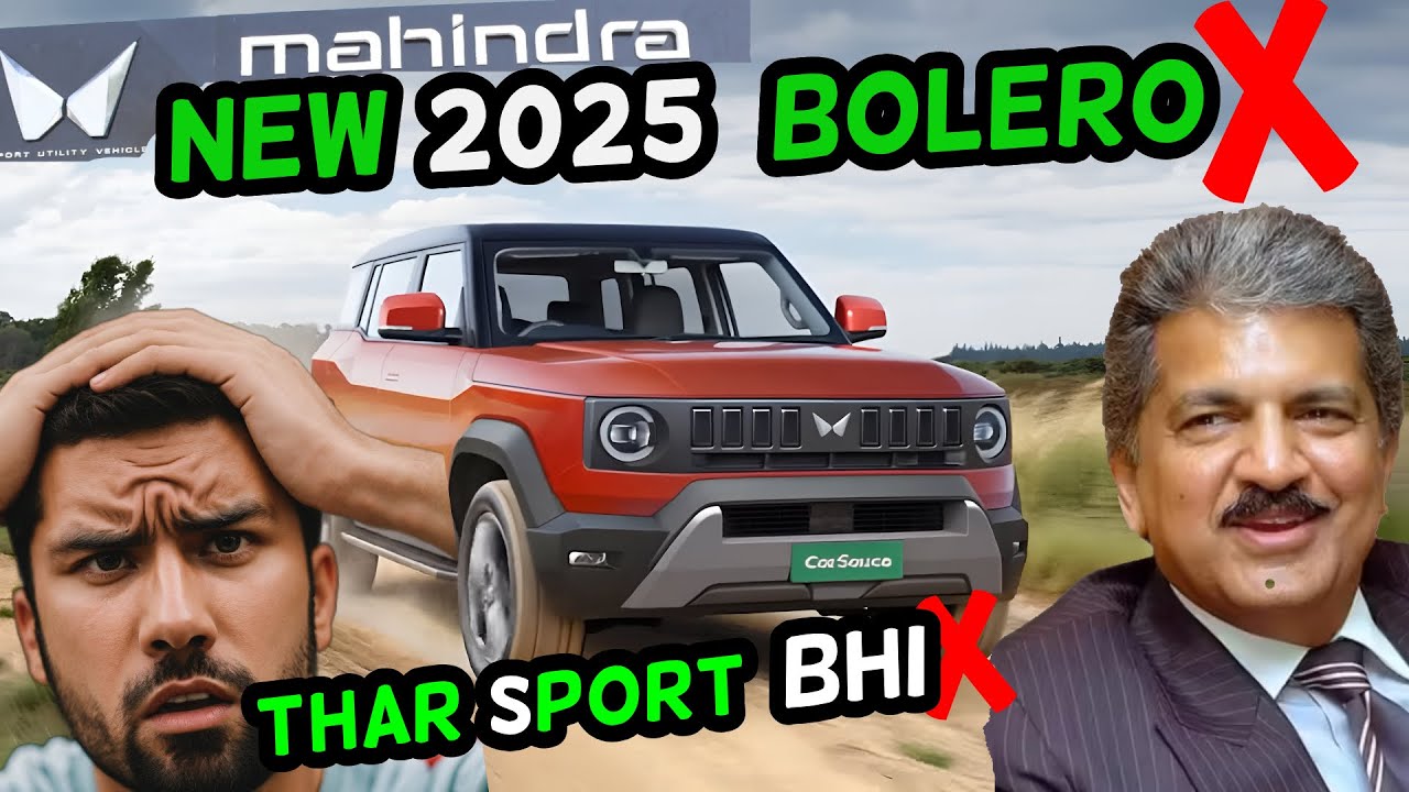 New Mahindra Bolero 2025 facelift bhi 😬 || OR nahi bhi ||ya NEW THAR SPORT !🙄 \\ 10 lakh only.