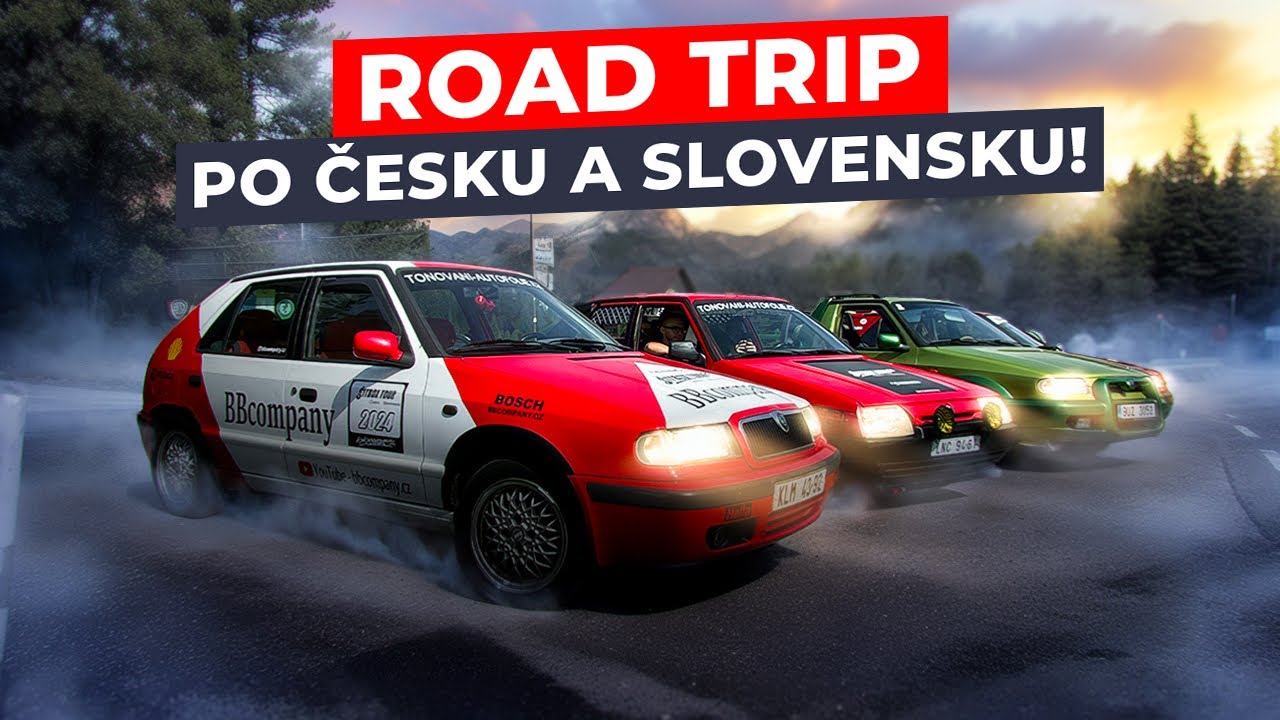 S nejlevnějšími vraky Škodovek jedeme přes Česko - Slovensko | ŠITBOX TOUR CZ/SK