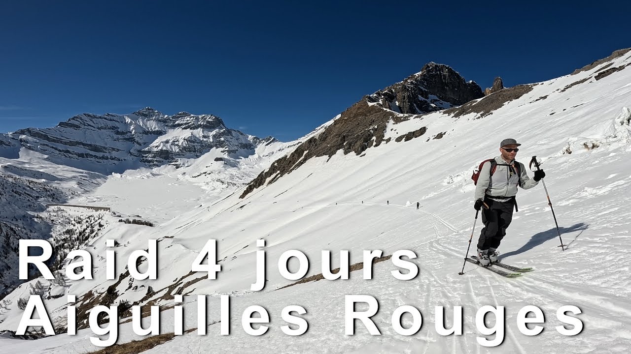 Raid Aiguilles Rouges 4 jours UCPA Mont-Blanc massif Chamonix Mex Ski de randonnée montagne