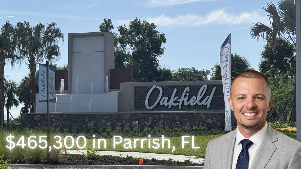 $465K Medina Model in Oakfield Trails | Pulte Homes Parrish FL #floridarealestate #parrishfl