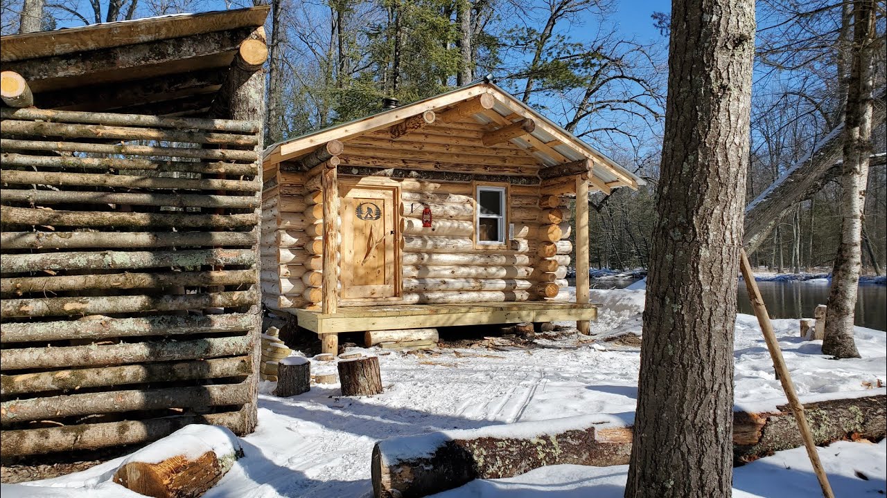 I spent the night in a log cabin and built a kitchen #BuildKitchen