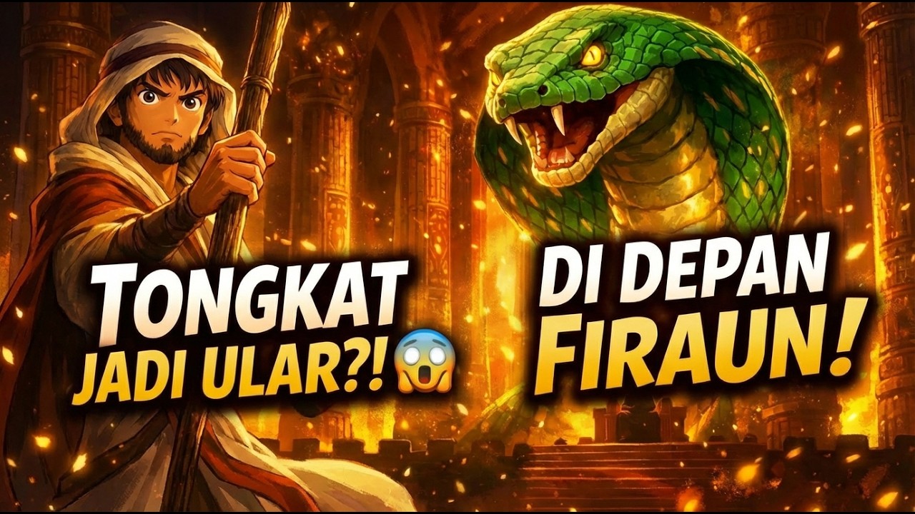 🧐FAKTA SEBENARNYA DI BALIK TONGKAT NABI MUSA JADI ULAR