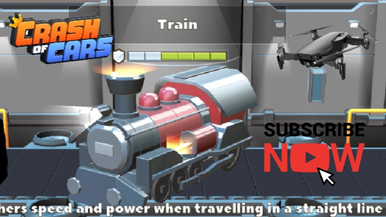 CRASH OF CARS TRAIN/ Plus high Score