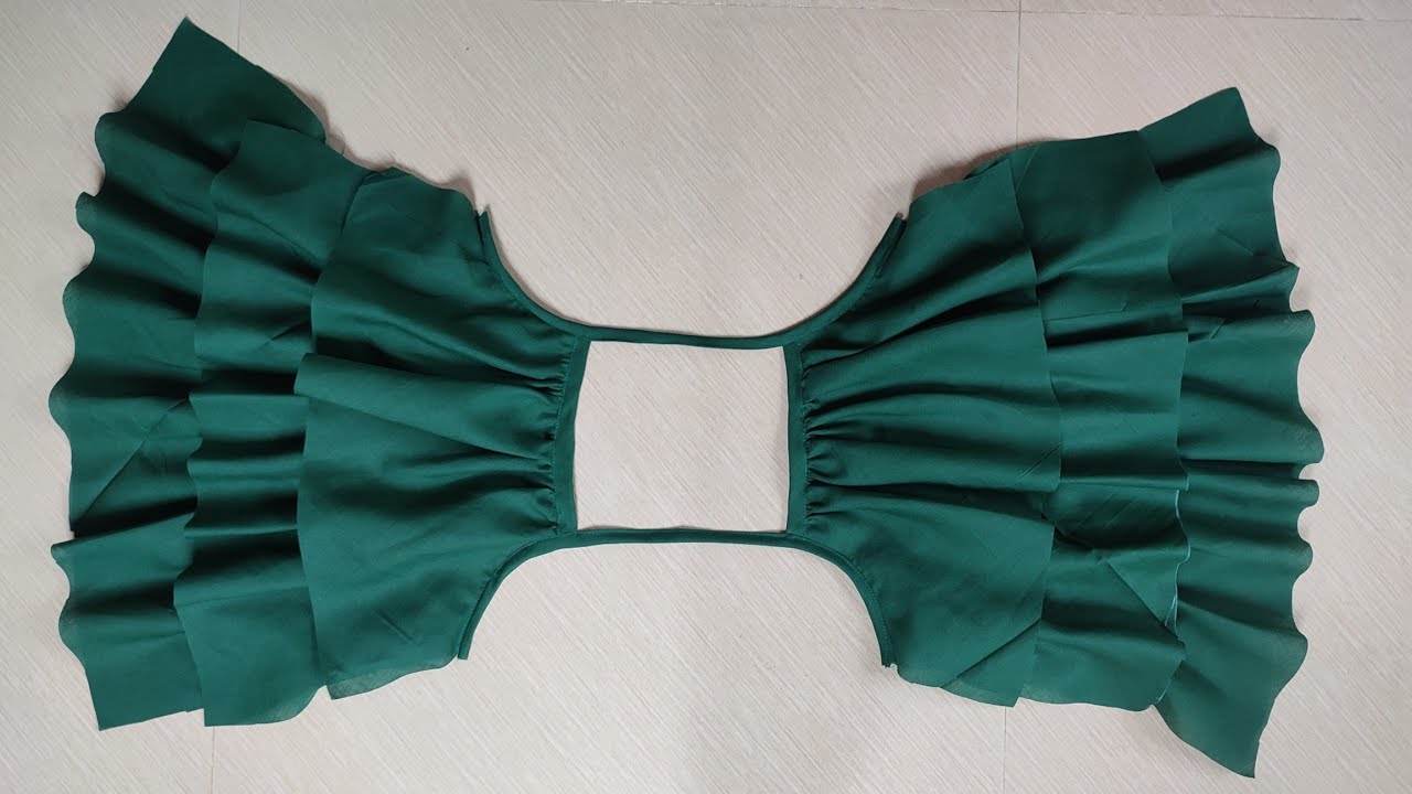 How to stich three layer baby frock/easy way