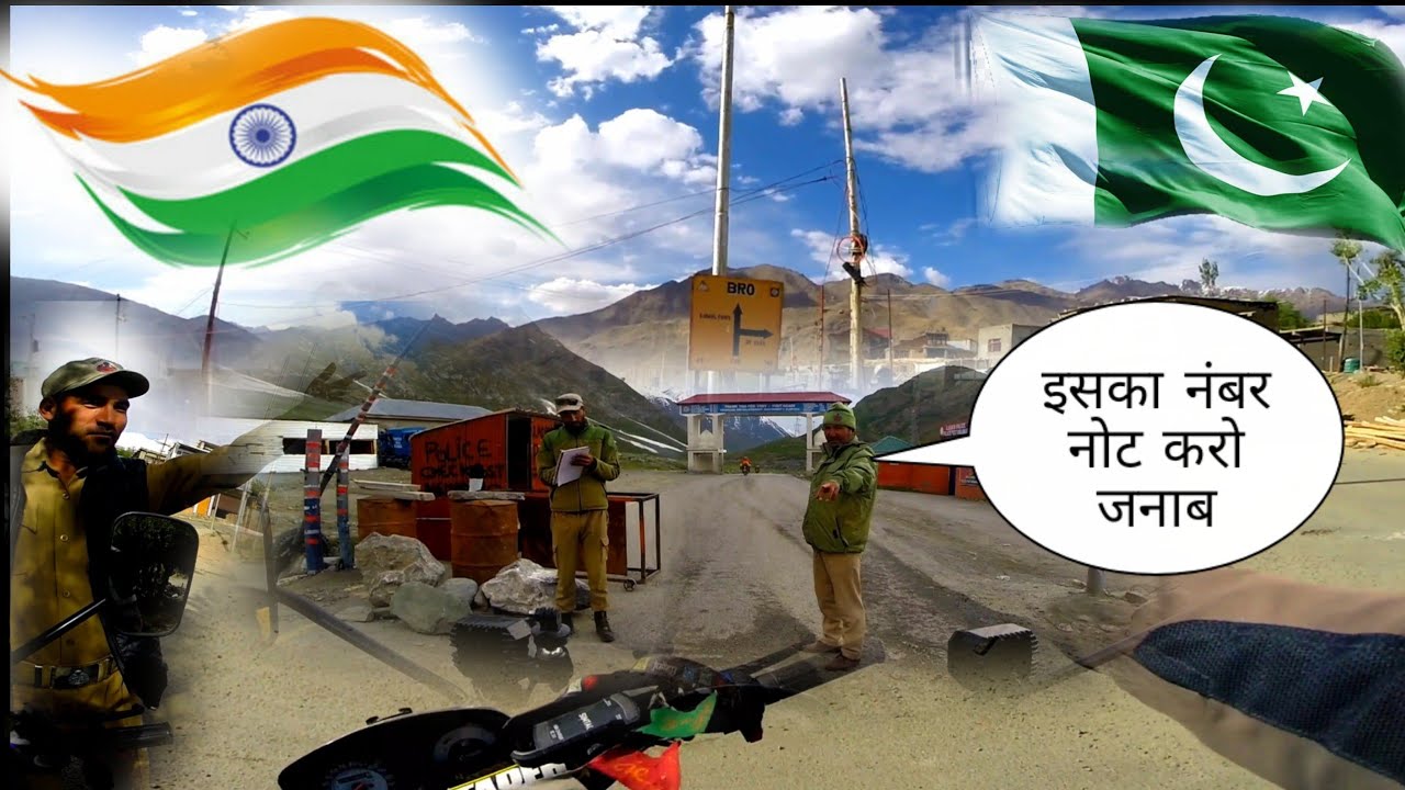 👉Pakistan near me 😬 | नम्बर नोट हो गए आज तो🤔 | namikala to sonmarg | dream ride Ladakh on splendor