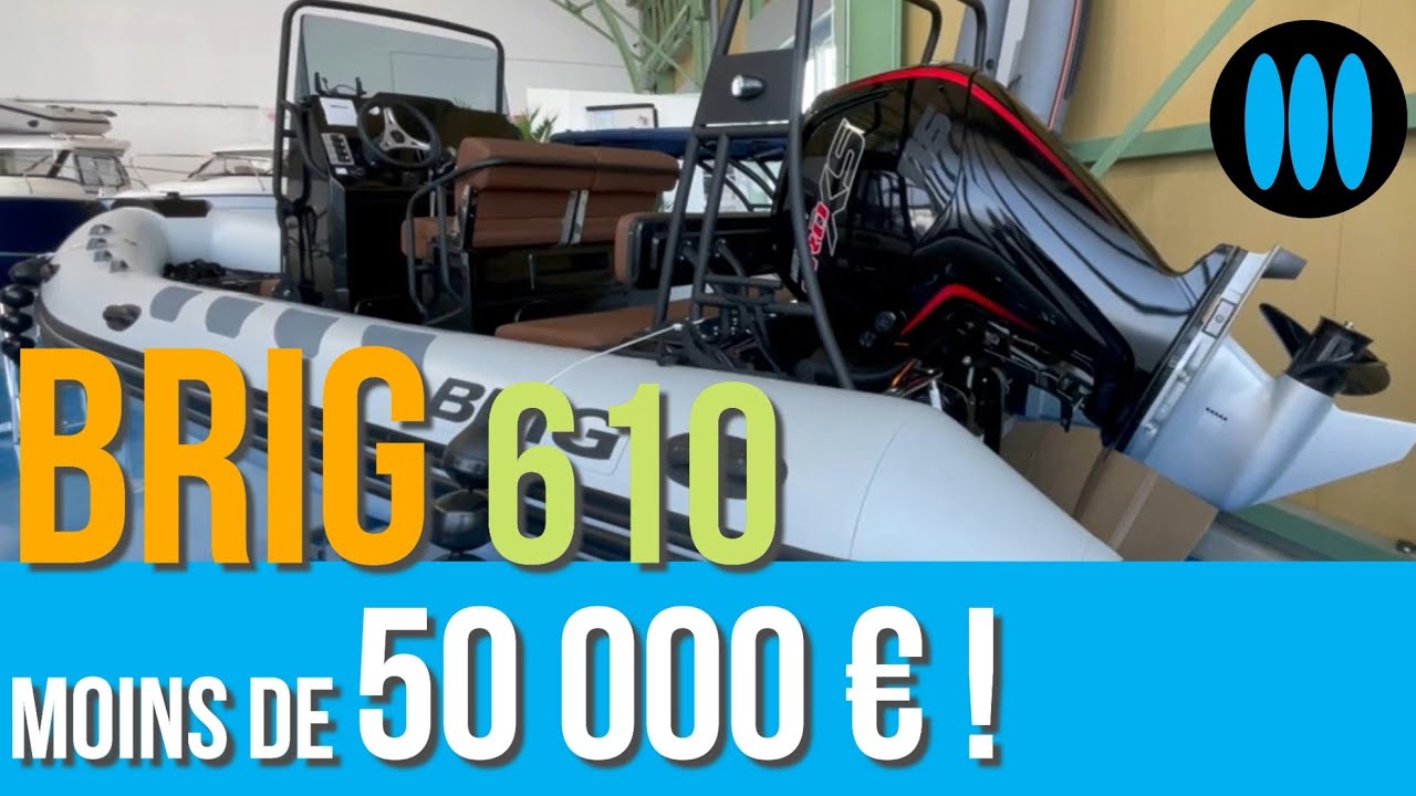 BRIG Navigator 610 - moins de 50 000 euros au Havre Nautic, avec un 115cv Pro XS Mercury