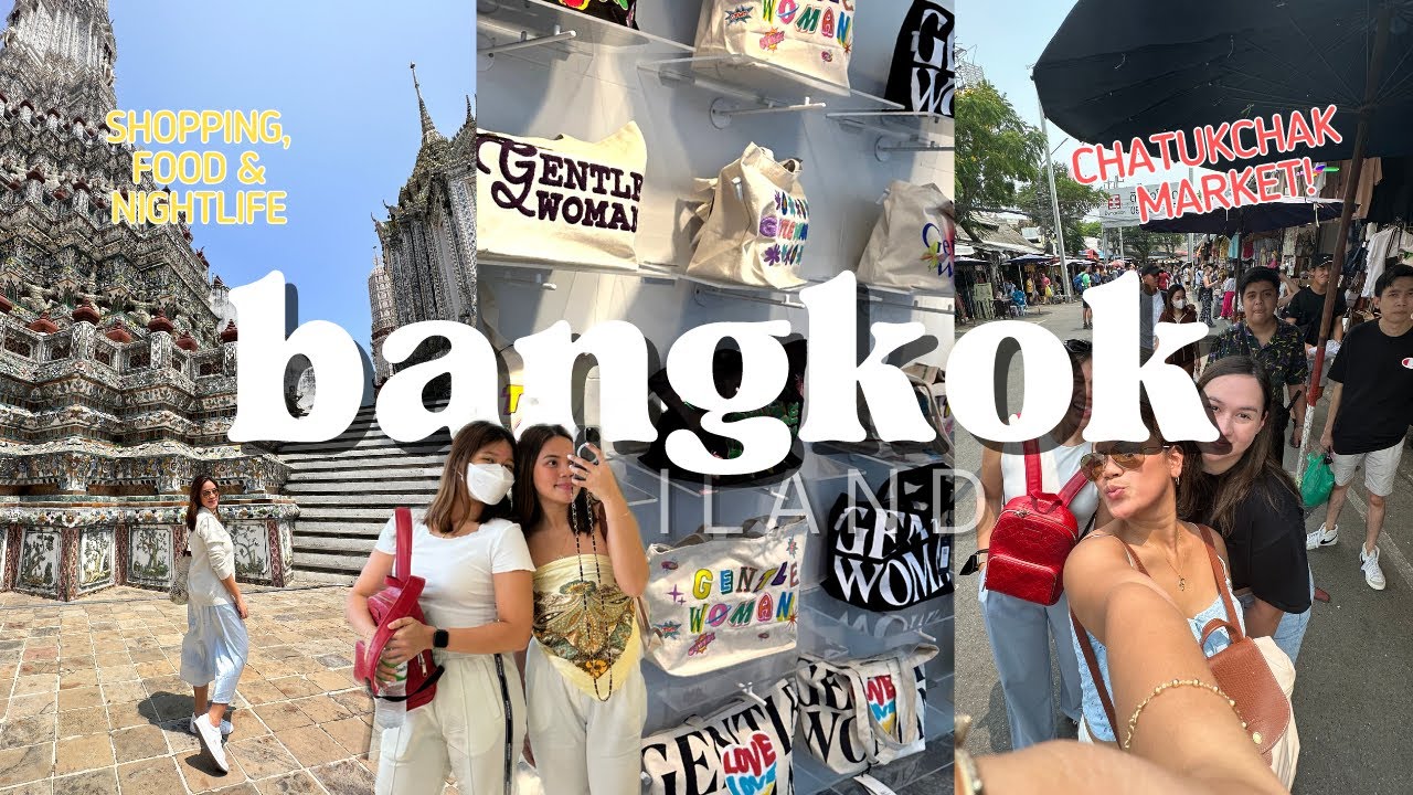 Bangkok THAILAND Vlog 🇹🇭  Floating Market, Temples, Nightlife & Memories 💙 | Ariela Vicente