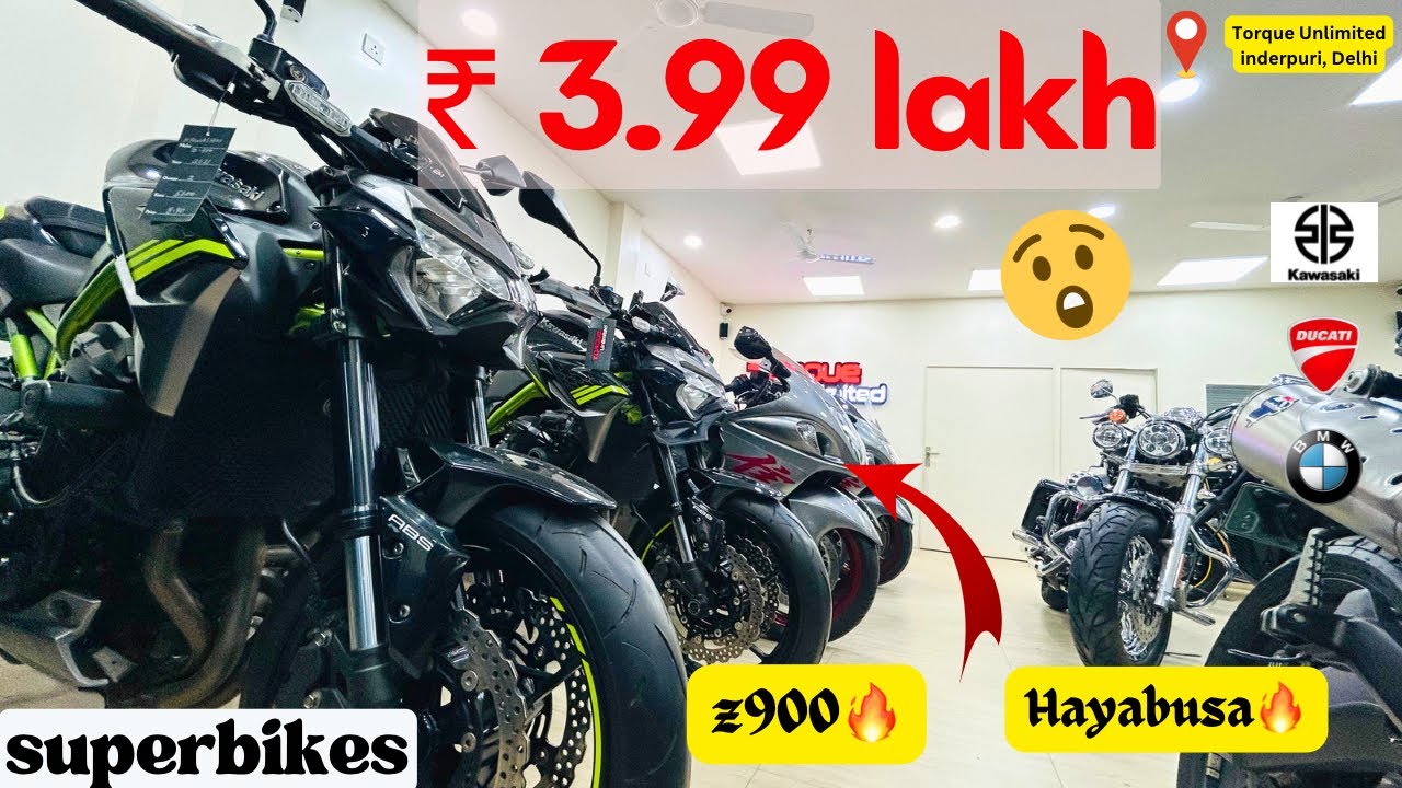 Unbeatable pice of Ninja z900 Hayabusa 🔥🔥cheapest second hand superbikes in india #z900 #bikes