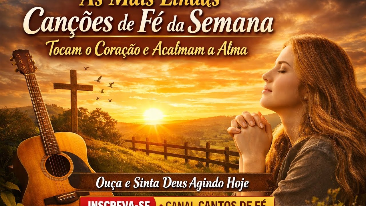 As mais lindas canções de fé da semana 🙏 Louvores que acalmam a alma e fortalecem o coração#Louvor