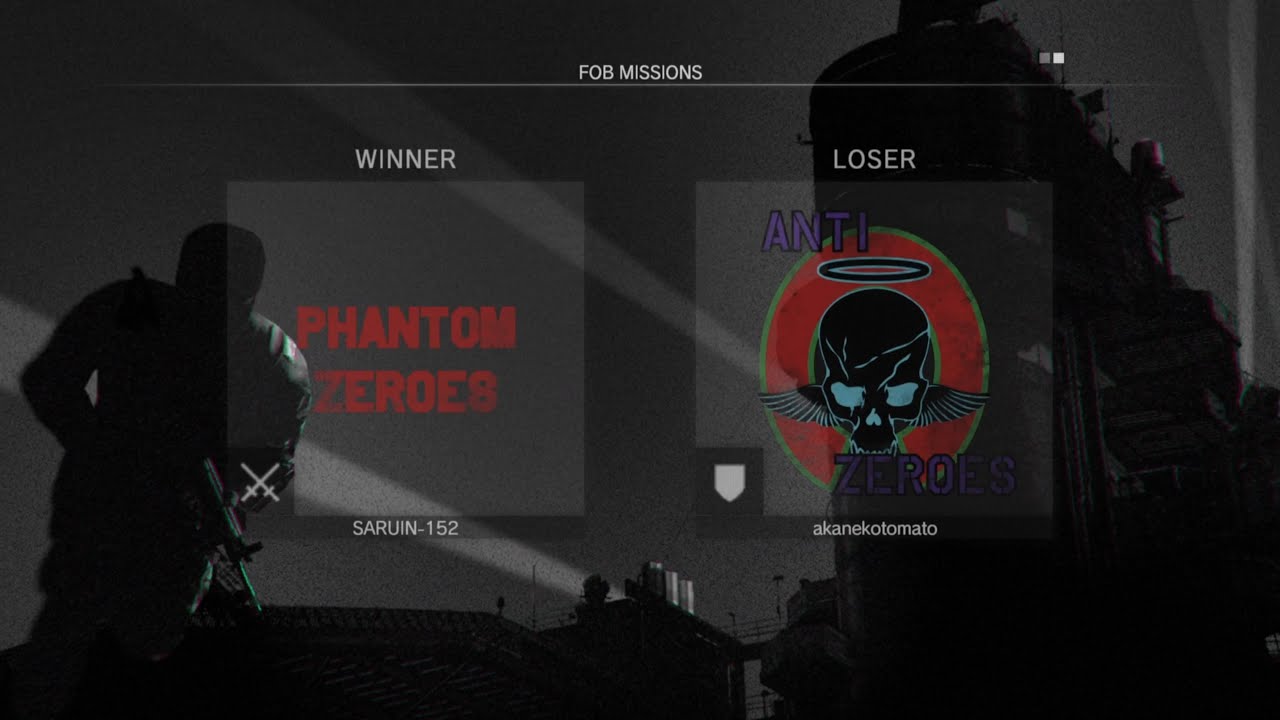 MGSV FOB PvP vs. akanekotomato (3 decks in nuke base) This coward only  defends when he has nuke