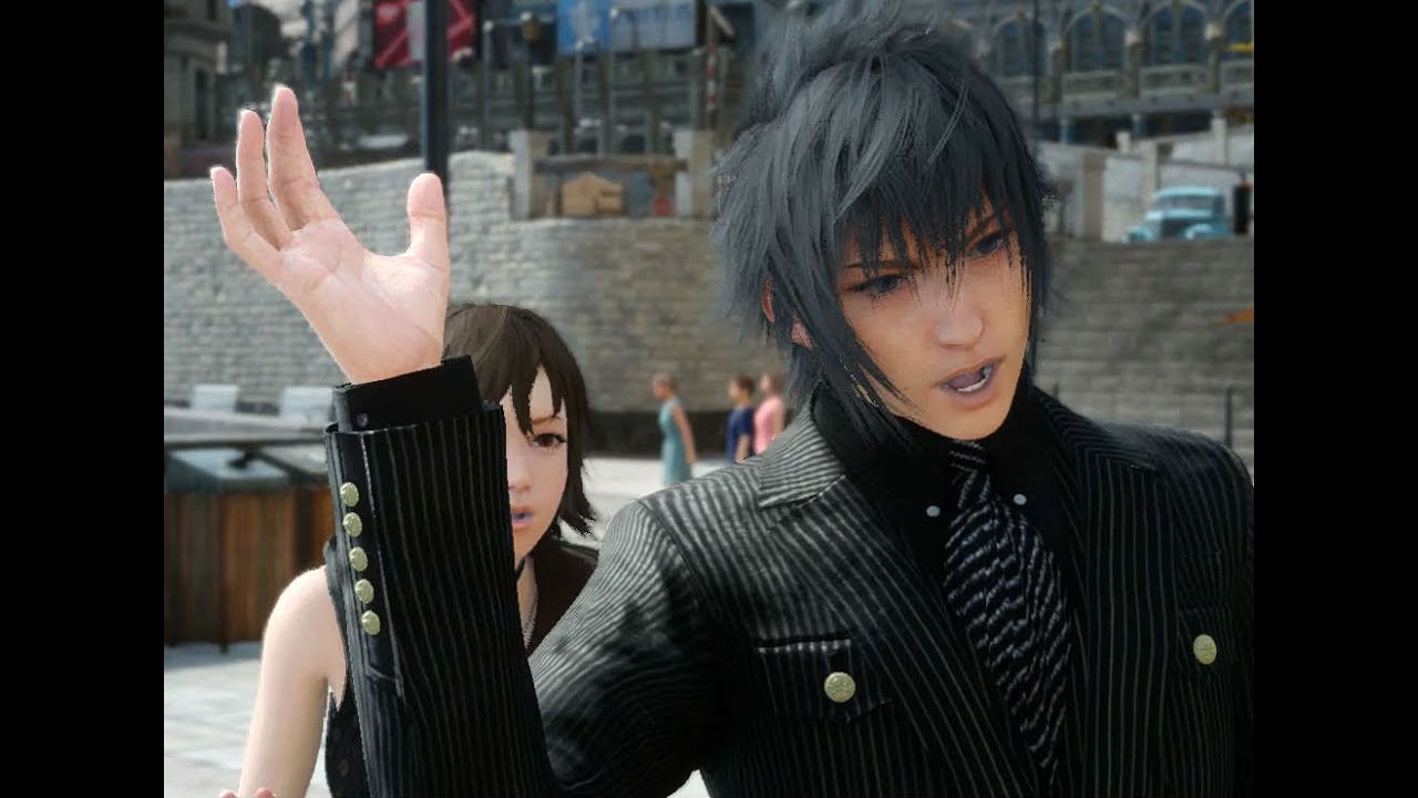 Final Fantasy XV Ноктис грубит мисс Айрис