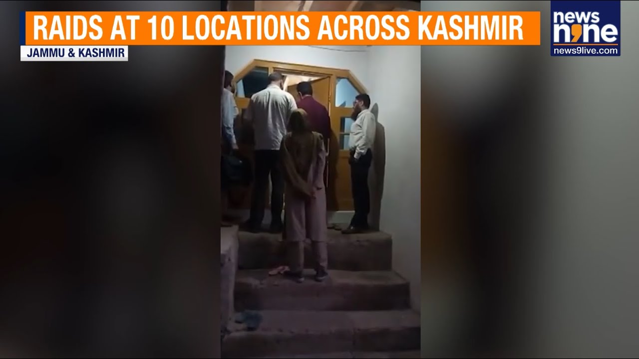 Terror Sleeper Cells Busted: J&K Raids 10 Locations| Kashmir | Jaish Commander Linked | News9