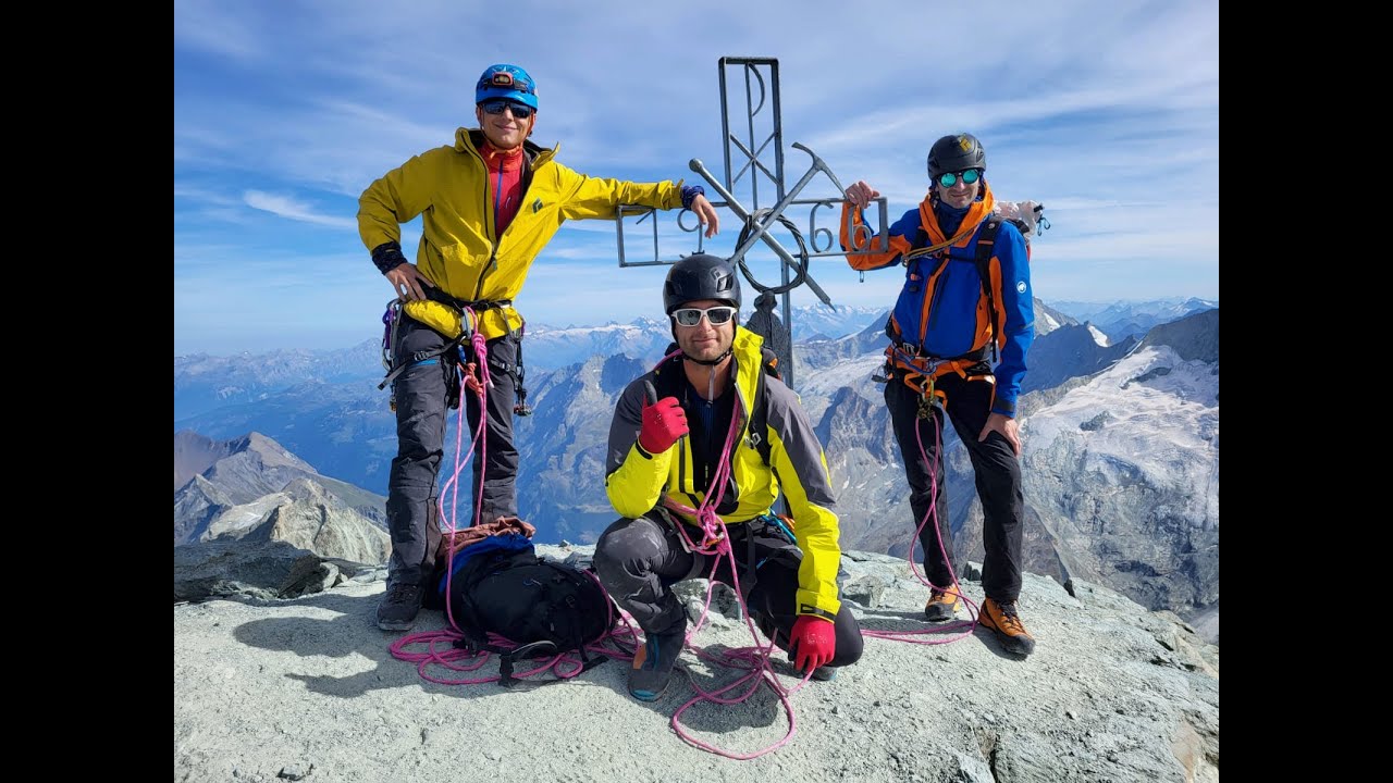 Dent Blanche  4357 mt,  Wandfluegrat (cresta sud)