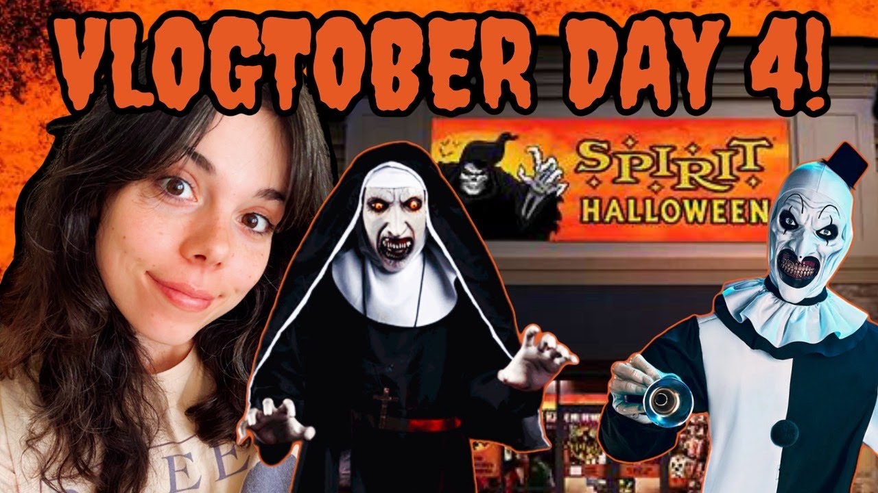 COME TO SPIRIT HALLOWEEN WITH ME! [VLOGTOBER DAY 4!]