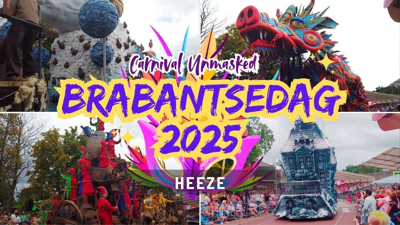 66e Brabantsedag Heeze 2025 🎭 | Carnaval Ontmaskerd | Full Parade | Netherlands