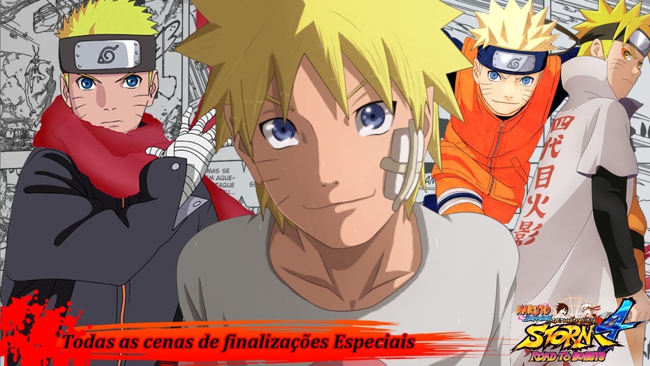 Todas as Falas de Vitória e Cenas de Finalizações Especiais do Naruto - NARUTO STORM 4 RTB