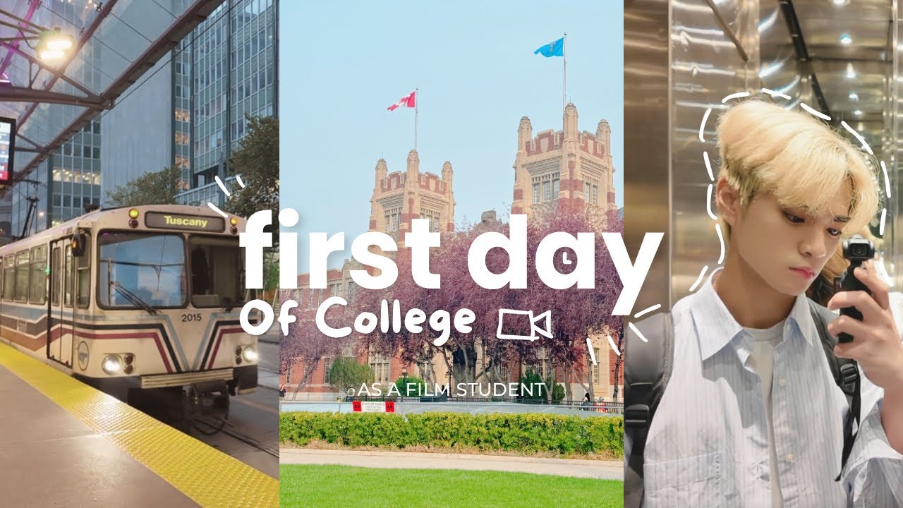 📁First Day of College as a Film Student | First Day at SAIT, Attending Classes, Buying New Camera