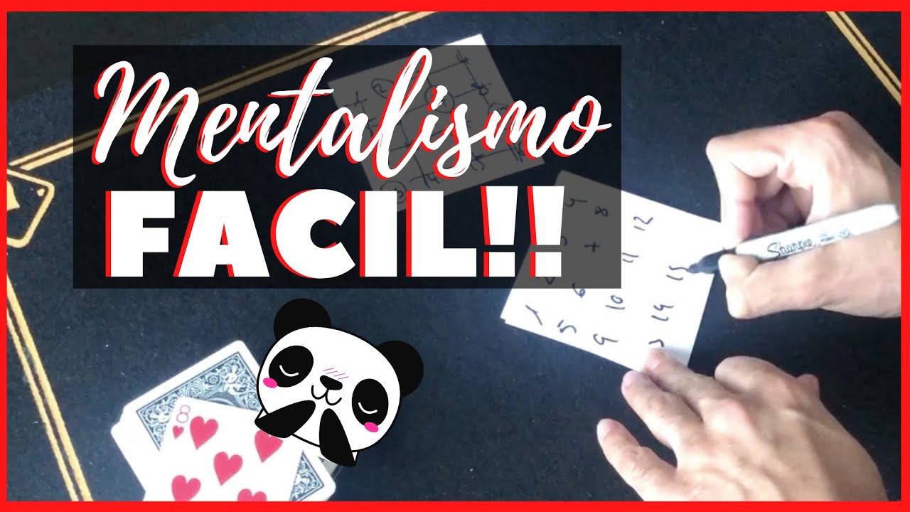 😱 El TRUCO de MENTALISMO mas FACIL - Truco de magia Con Cartas - Magia Revelada
