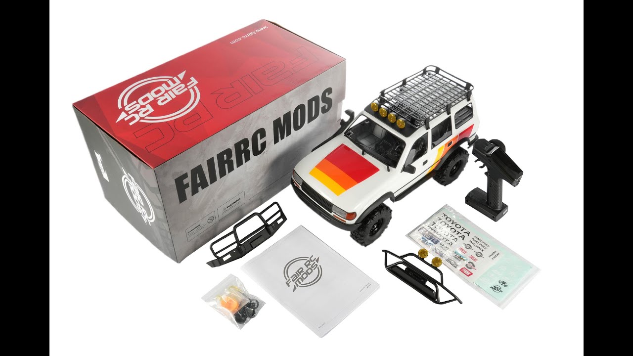 FairRC FCX10 LC80 Tri-color Mod Unboxing