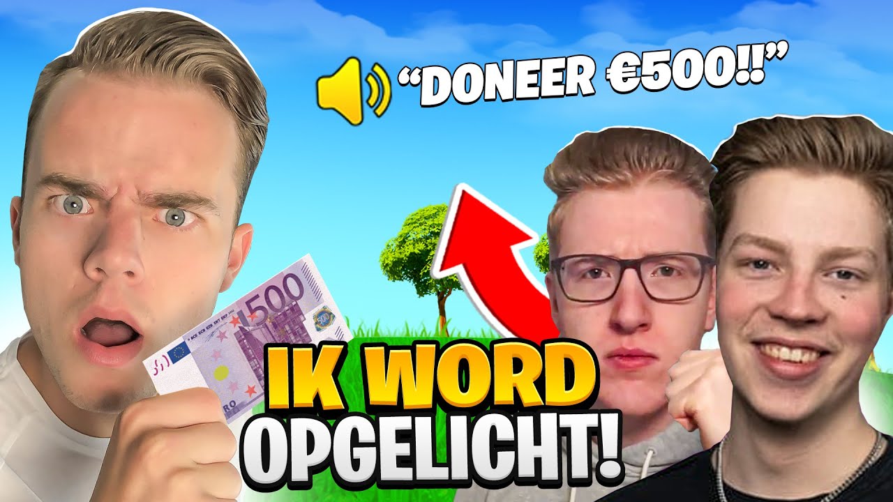 Ik DONEER €500 aan STREAMERS voor POTJE FORTNITE😱 *Experiment*