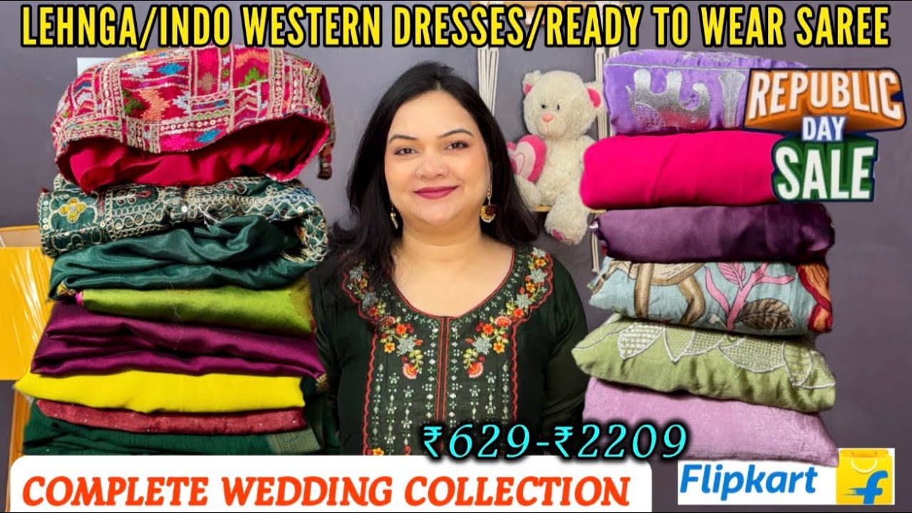 💕Lehnga✨indo western dresses✨ready to wear saree💕everything you need for wedding function✨party wear