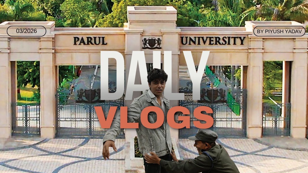 Exam Day at Parul University… This Was NOT Easy | CV Raman Building 😬 | vlog03