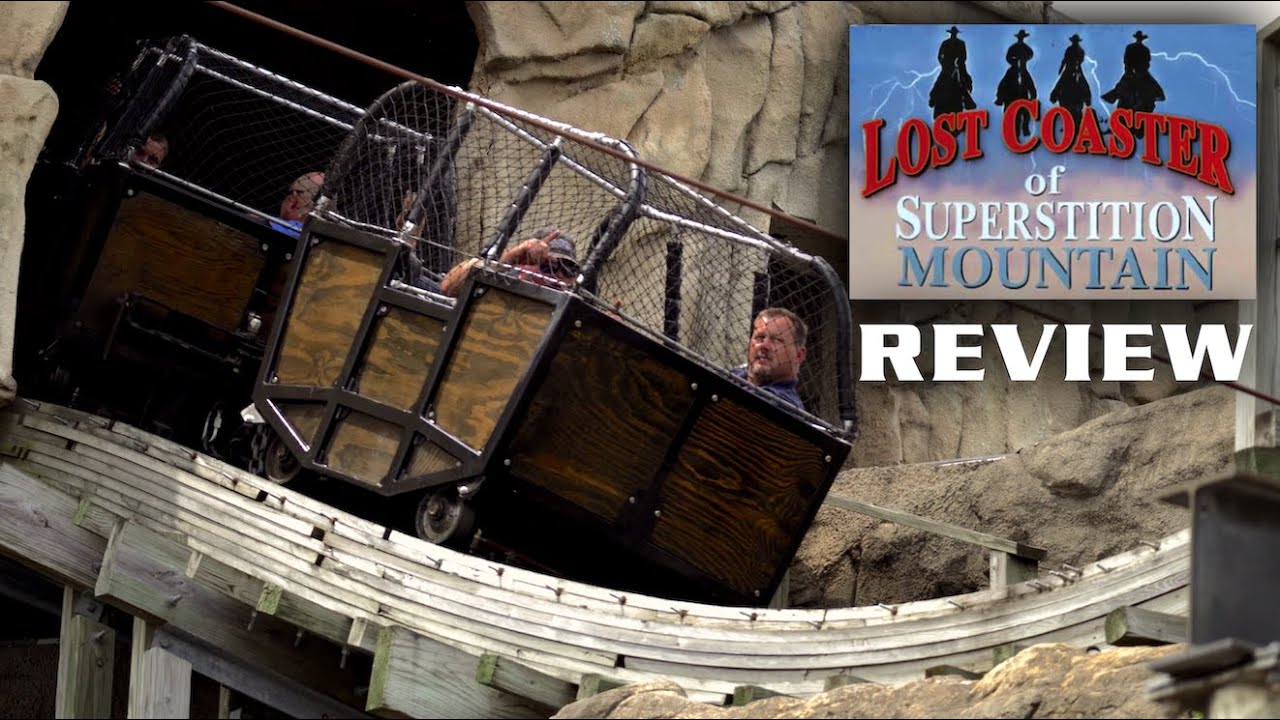 Lost Coaster of Superstition Mountain Review Indiana Beach WEIRD Wooden Roller Coaster