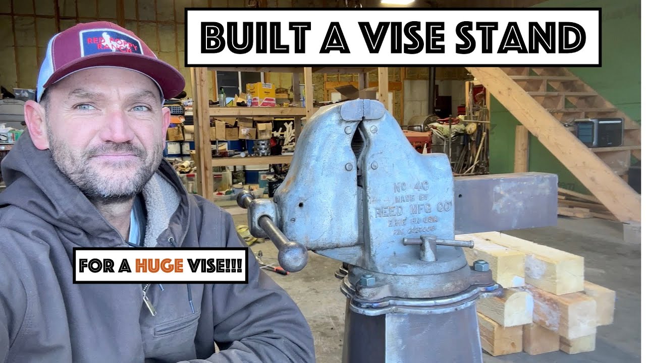 #657 - Found A GIANT Vise Then Built A Stand For It! (Battleship Vise)