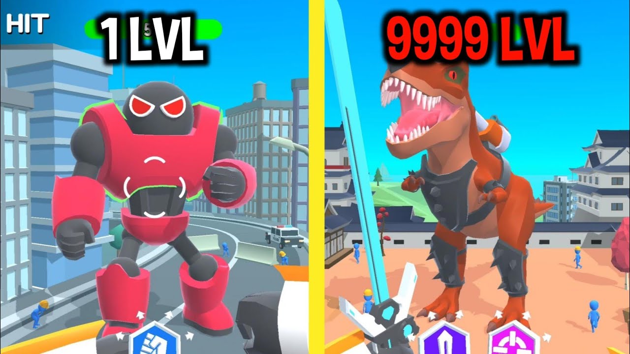 MAX LEVEL in Mechangelion - Robot Fighting Game